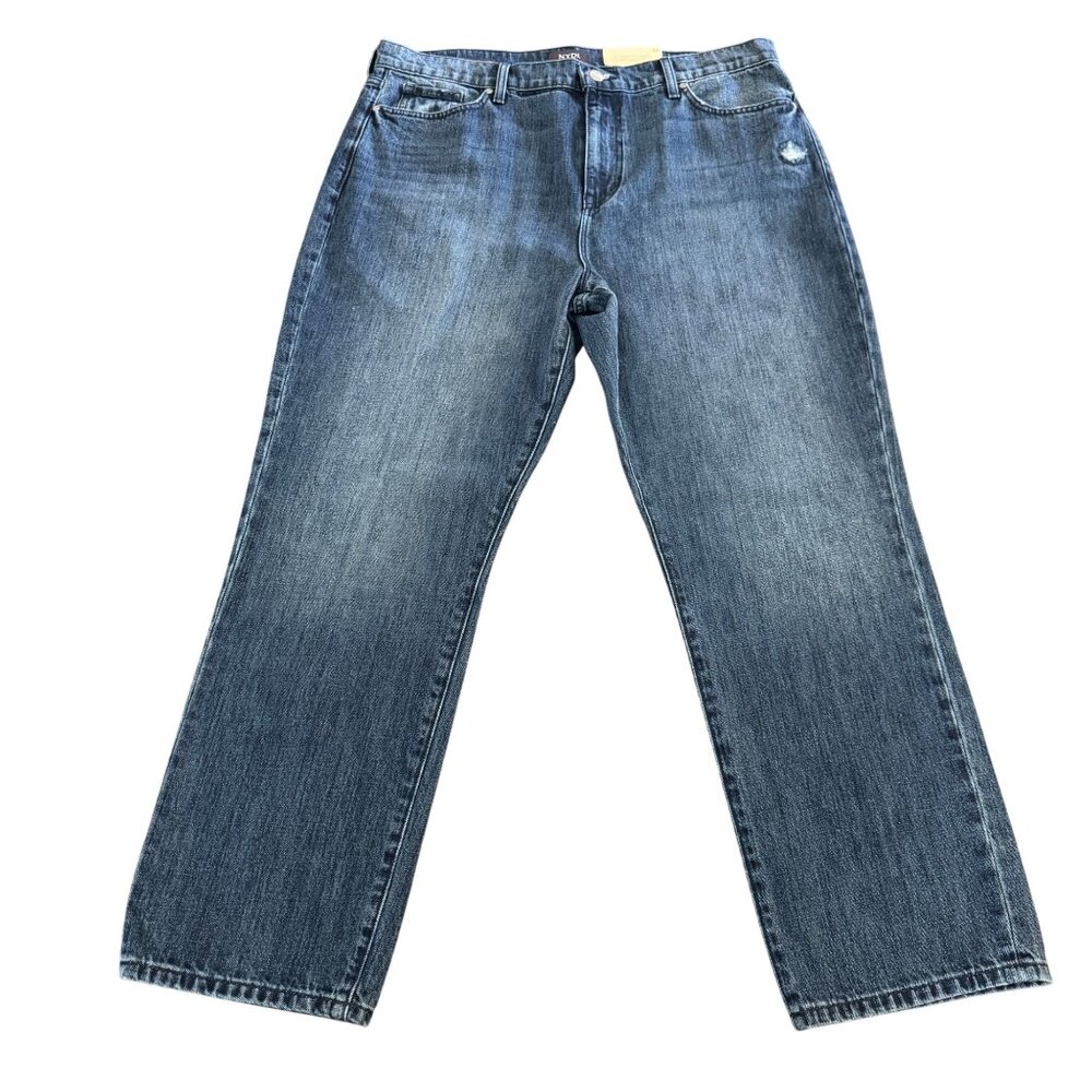 NYDJ Charlotte Relaxed Women's Blue Jeans, Size 32 NWT